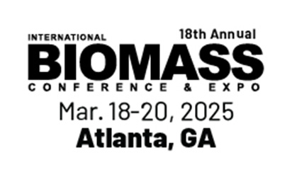 Logo for the 18th Annual International Biomass Conference &amp; Expo, March 18–20, 2025, Atlanta, GA.