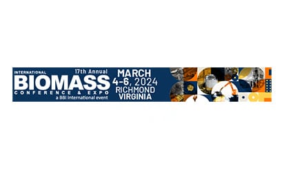 Banner for the 17th International BIOMASS Conference &amp; Expo: March 4–6, 2024 in Richmond, Virginia
